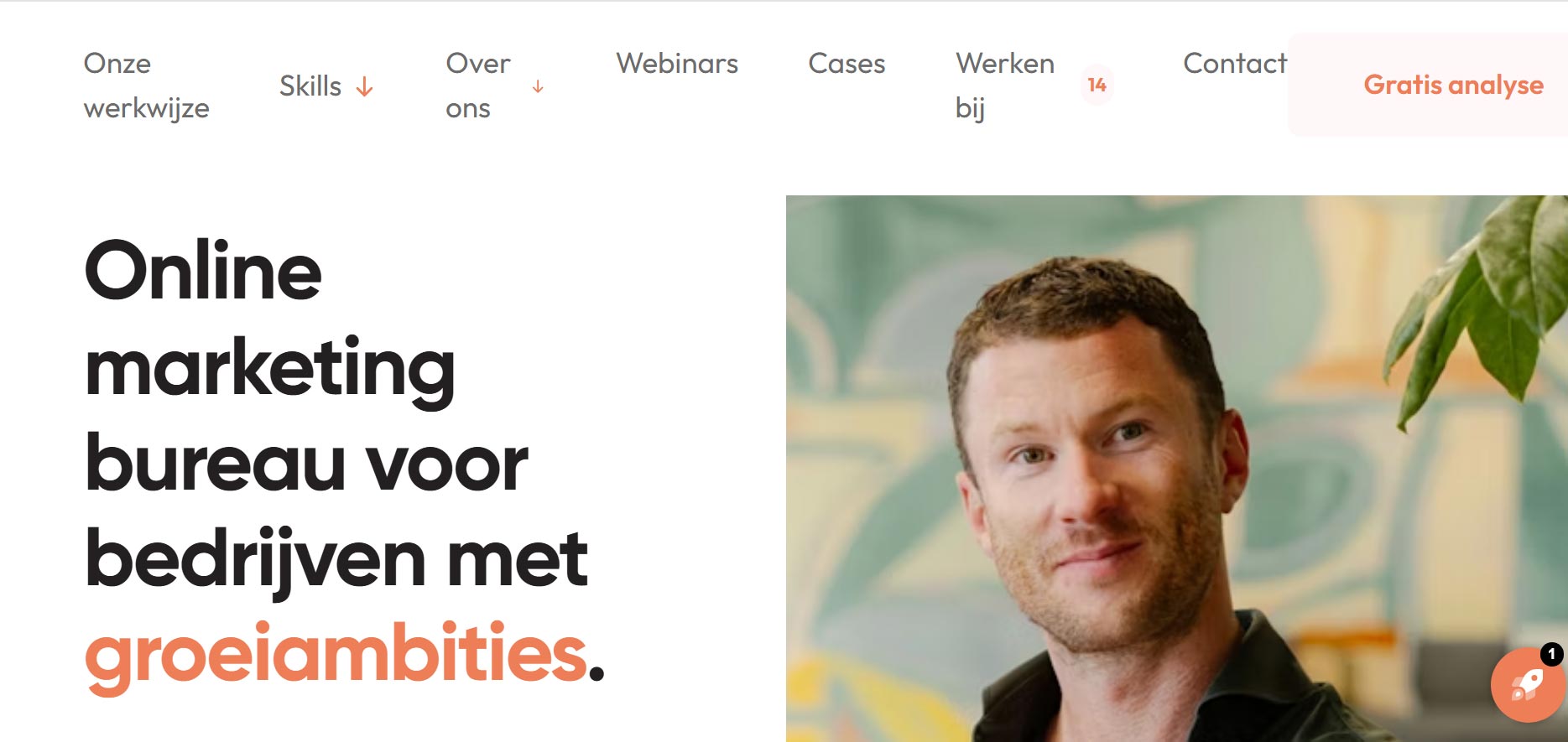 Screenshot van de website van https://www.brandfirm.nl/